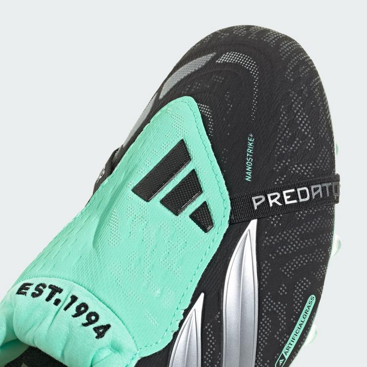 adidas adidas Predator Elite Fu&szlig;ballschuh, Fu&szlig;ballschuhe - Core Black / Silver Metallic / Pulse Mint - 6 | SportScheck