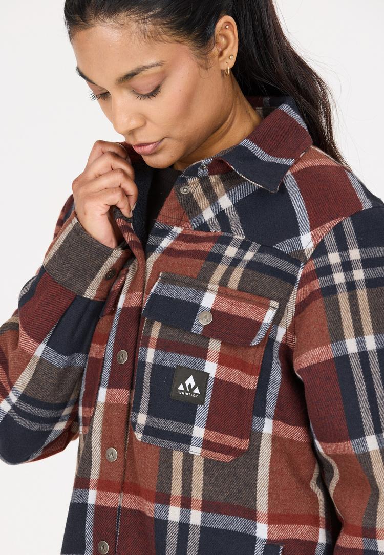 Whistler Whistler Charley Langarmhemd Damen - 2048 Navy Blazer - 1 | SportScheck