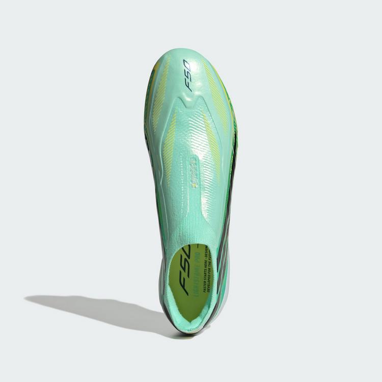 adidas adidas F50 HYPERFAST ELITE Fu&szlig;ballschuh, ohne Fu&szlig;ballschuhe - Pulse Mint / Core Black / Solar Lemon - 0 | SportScheck