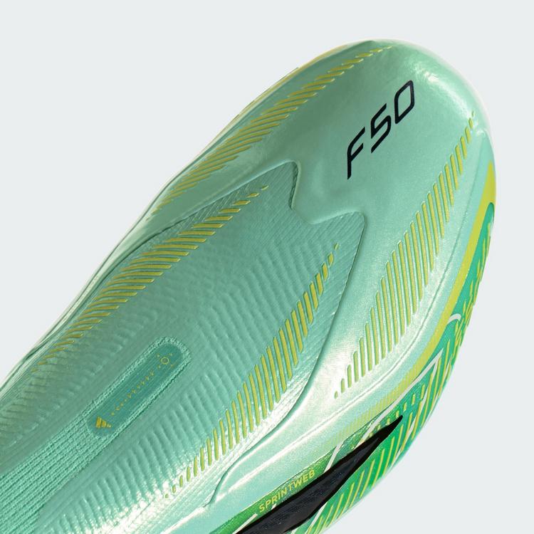 adidas adidas F50 HYPERFAST ELITE Fu&szlig;ballschuh, ohne Fu&szlig;ballschuhe - Pulse Mint / Core Black / Solar Lemon - 5 | SportScheck