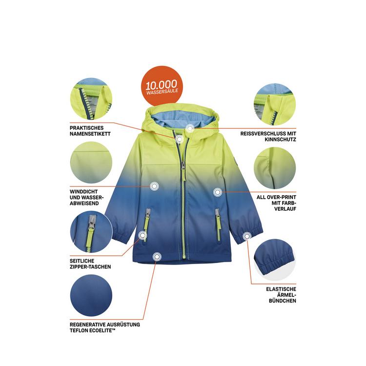 first instinct by killtec first instinct by killtec FIOS 5 MNS SFTSHLL JCKT Softshelljacke Kinder - Gr&uuml;n2038 - 3 | SportScheck