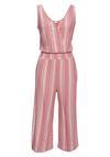 Lascana Culotte-Overall Overall Damen - koralle-wei&szlig; gestreift