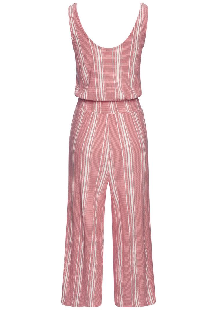 Lascana Lascana Culotte-Overall Overall Damen - koralle-wei&szlig; gestreift - 0 | SportScheck