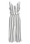 Lascana Culotte-Overall Overall Damen - wei&szlig;-marine gestreift