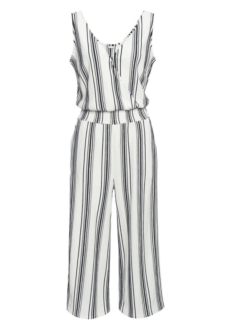 Lascana Lascana Culotte-Overall Overall Damen - wei&szlig;-marine gestreift - 0 | SportScheck