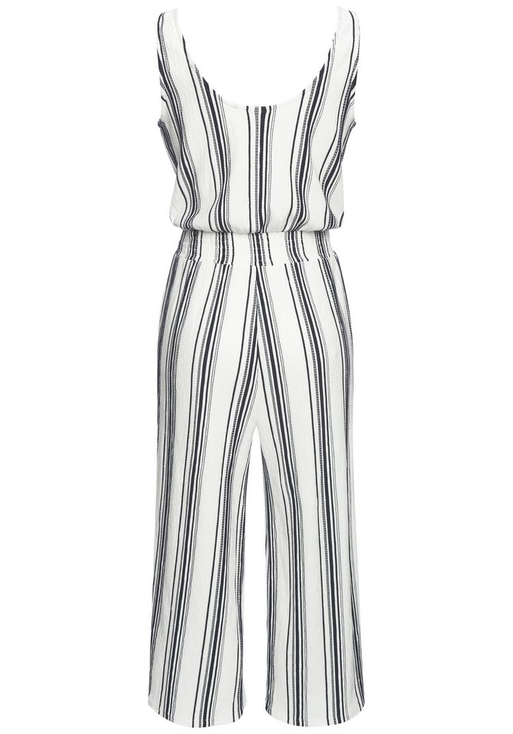 Lascana Lascana Culotte-Overall Overall Damen - wei&szlig;-marine gestreift - 0 | SportScheck