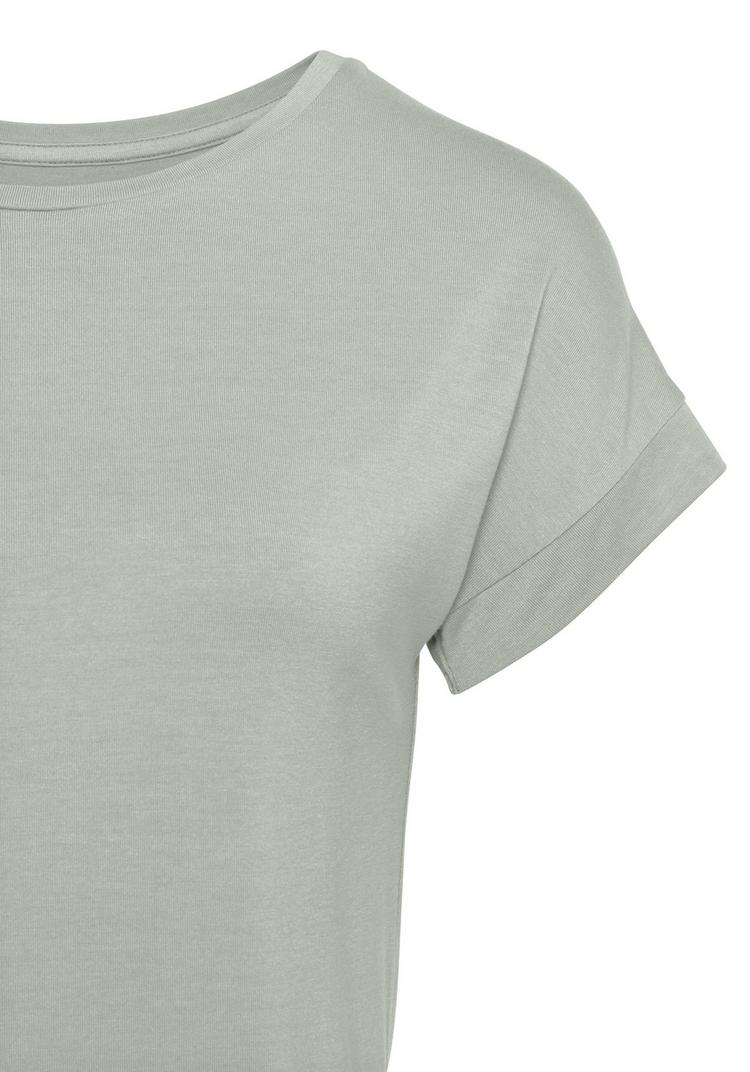Vivance by Lascana Vivance by Lascana Kurzarmshirt T-Shirt Damen - khaki - 0 | SportScheck