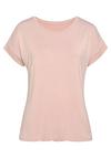 Vivance by Lascana Kurzarmshirt T-Shirt Damen - rose