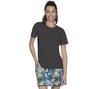 Skechers GODRI SWIFT TEE T-Shirt Damen - Schwarz / Dunkelgrau