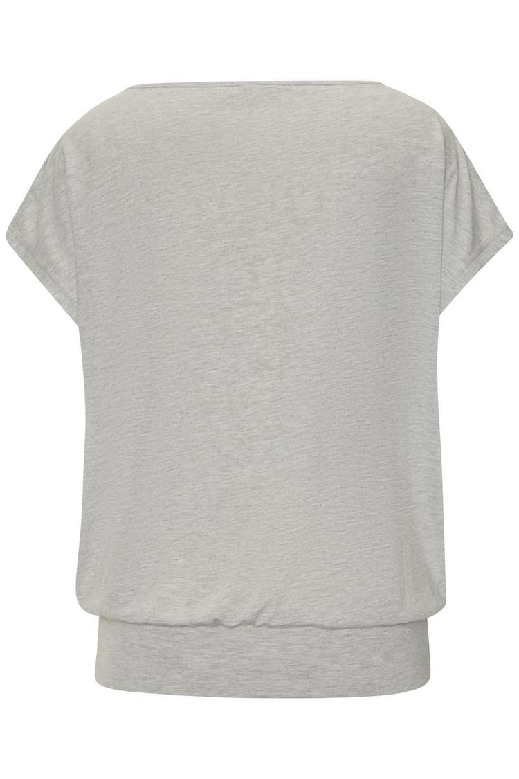VENICE BEACH VENICE BEACH Rundhalsshirt T-Shirt Damen - grau-limone - 1 | SportScheck
