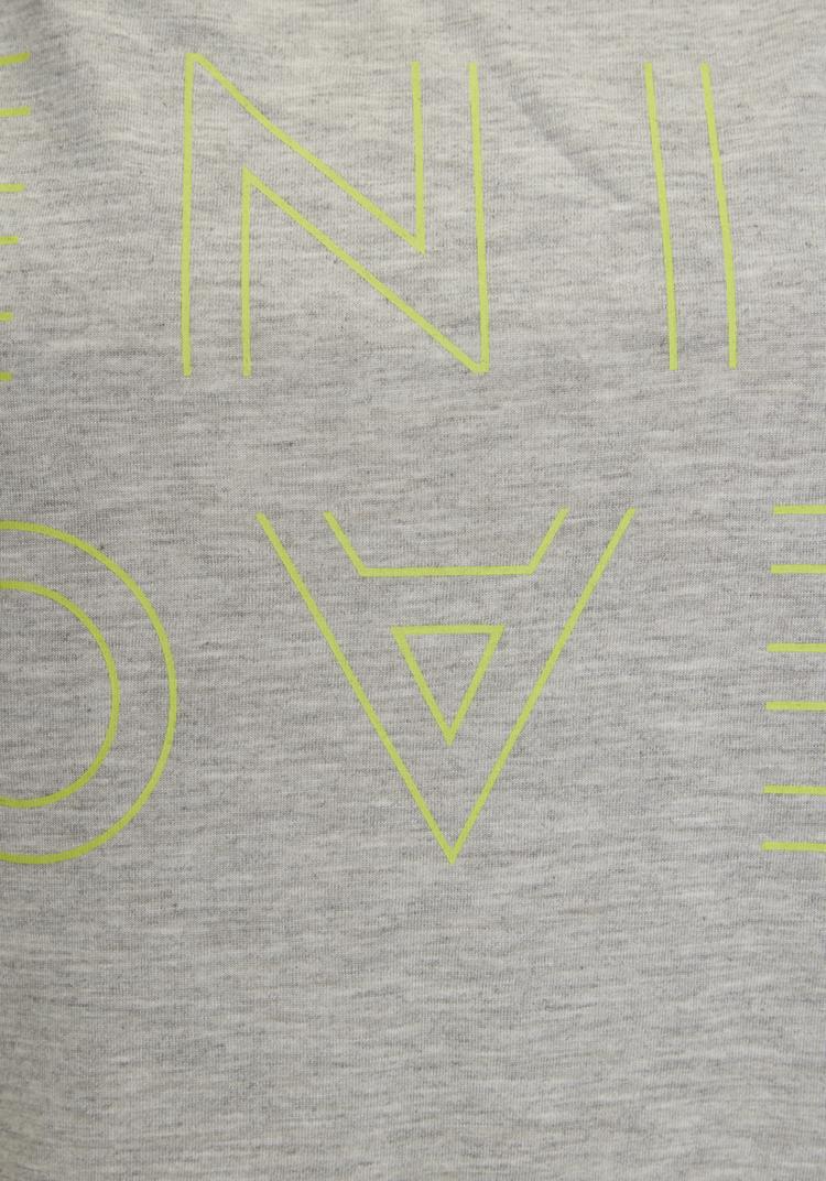 VENICE BEACH VENICE BEACH Rundhalsshirt T-Shirt Damen - grau-limone - 2 | SportScheck