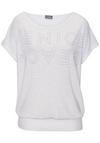 VENICE BEACH Rundhalsshirt T-Shirt Damen - wei&szlig;-flieder