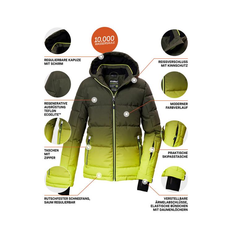 KILLTEC KILLTEC KSW 382 BYS QLTD JCKT Skijacke Jungen - Gr&uuml;n2034 - 4 | SportScheck