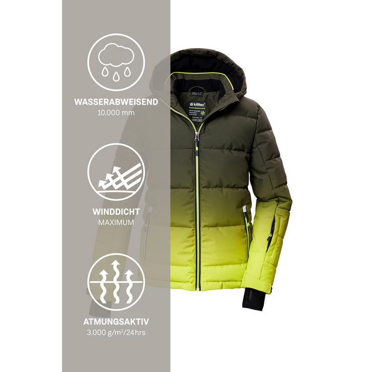 KILLTEC KILLTEC KSW 382 BYS QLTD JCKT Skijacke Jungen - Gr&uuml;n2034 - 5 | SportScheck