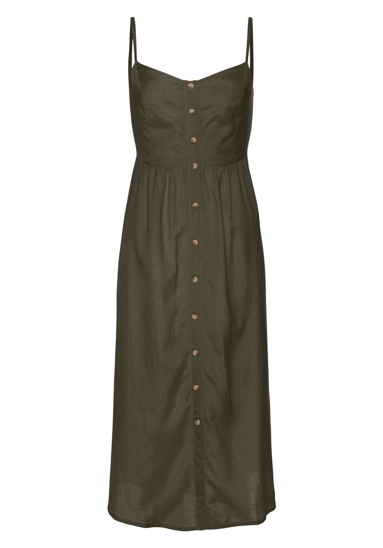Lascana Lascana Sommerkleid Tr&auml;gerkleid Damen - khaki - 0 | SportScheck