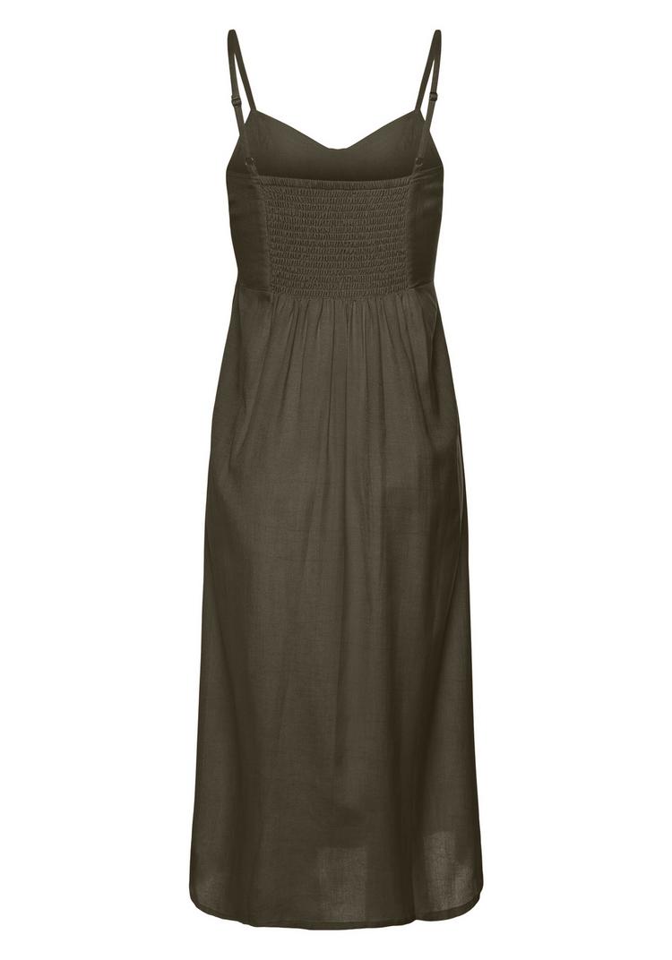 Lascana Lascana Sommerkleid Tr&auml;gerkleid Damen - khaki - 0 | SportScheck