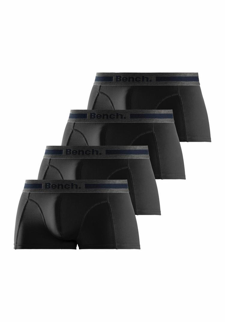 Bench Bench Funktionsboxer Funktionsunterhose Herren - schwarz-anthrazit-meliert - 0 | SportScheck