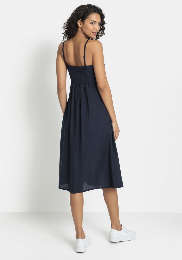 Lascana Lascana Sommerkleid Tr&auml;gerkleid Damen - marine - 0 | SportScheck