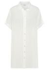 Lascana Longbluse Langarmbluse Damen - wei&szlig;