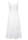 Buffalo Midikleid Kleid Damen - wei&szlig;