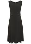 Lascana Midikleid Kleid Damen - schwarz
