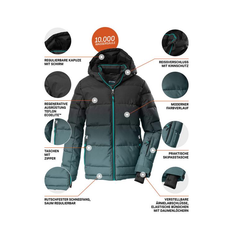 KILLTEC KILLTEC KSW 382 BYS QLTD JCKT Skijacke Jungen - Blau3019 - 3 | SportScheck