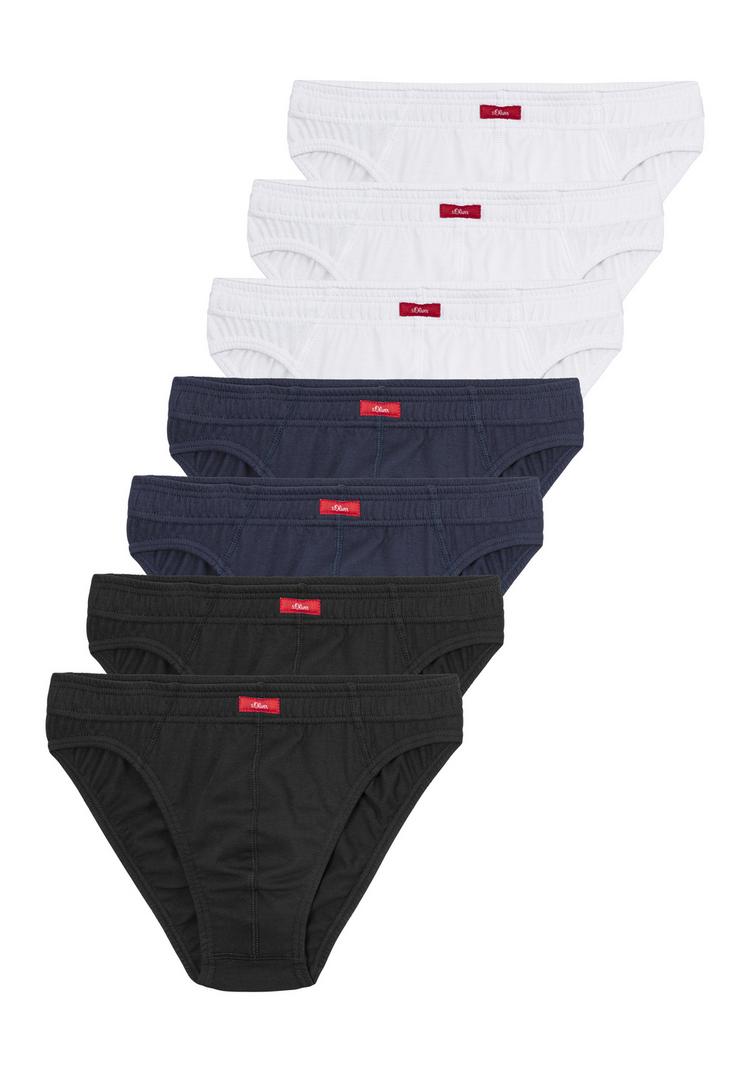 S.OLIVER S.OLIVER Slip Unterhose Herren - schwarz, navy, wei&szlig; - 0 | SportScheck