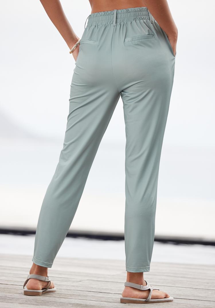 Lascana Lascana Schlupfhose Stoffhose Damen - jade - 2 | SportScheck