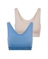 Falke Daily Comfort BH Damen - blue_beige (9641)