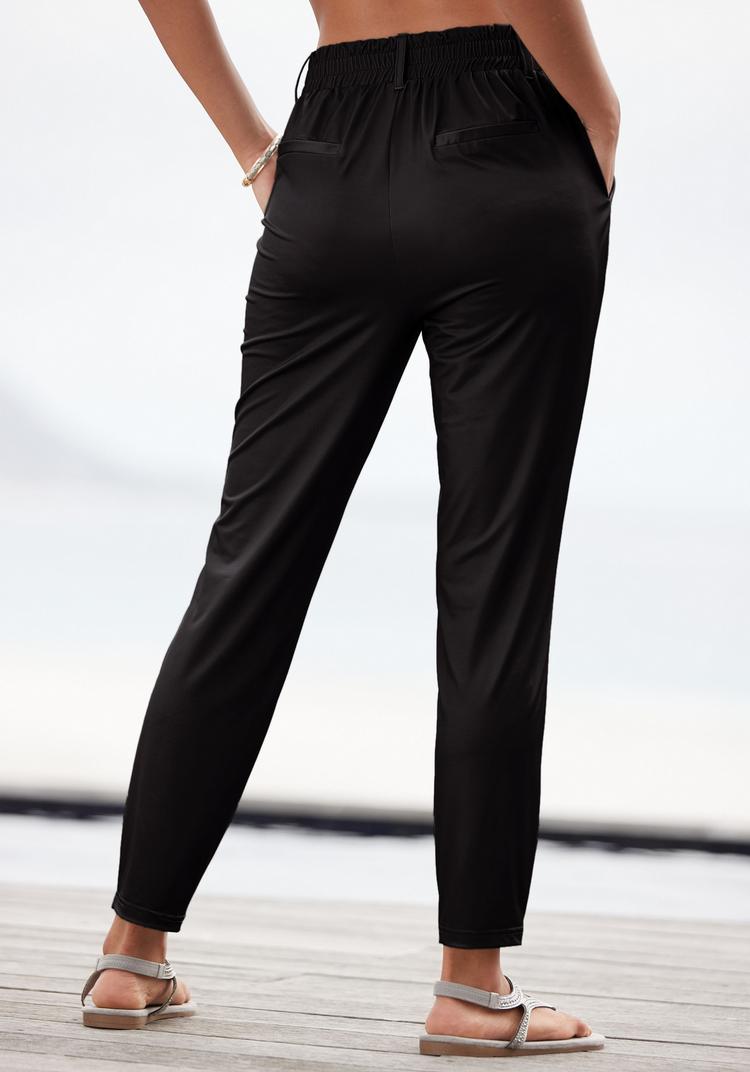Lascana Lascana Schlupfhose Stoffhose Damen - schwarz - 0 | SportScheck