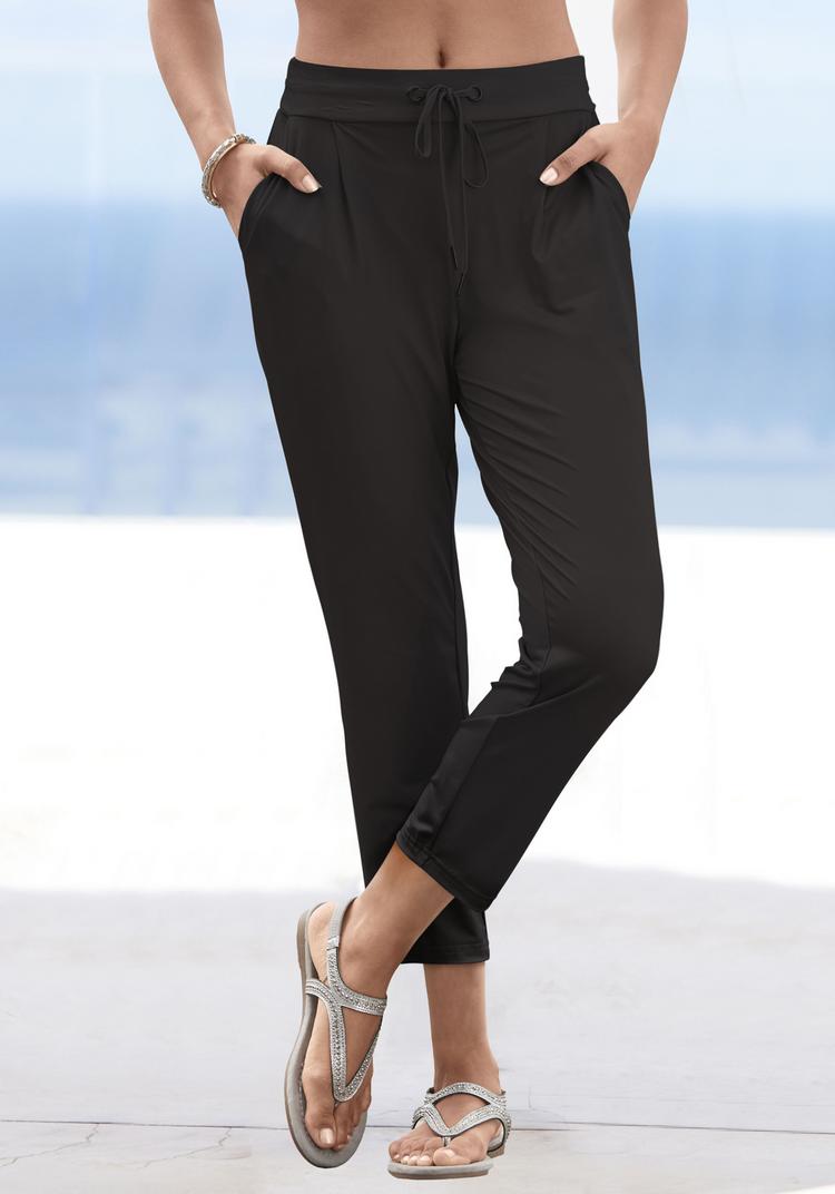 Lascana Lascana Schlupfhose Stoffhose Damen - schwarz - 1 | SportScheck