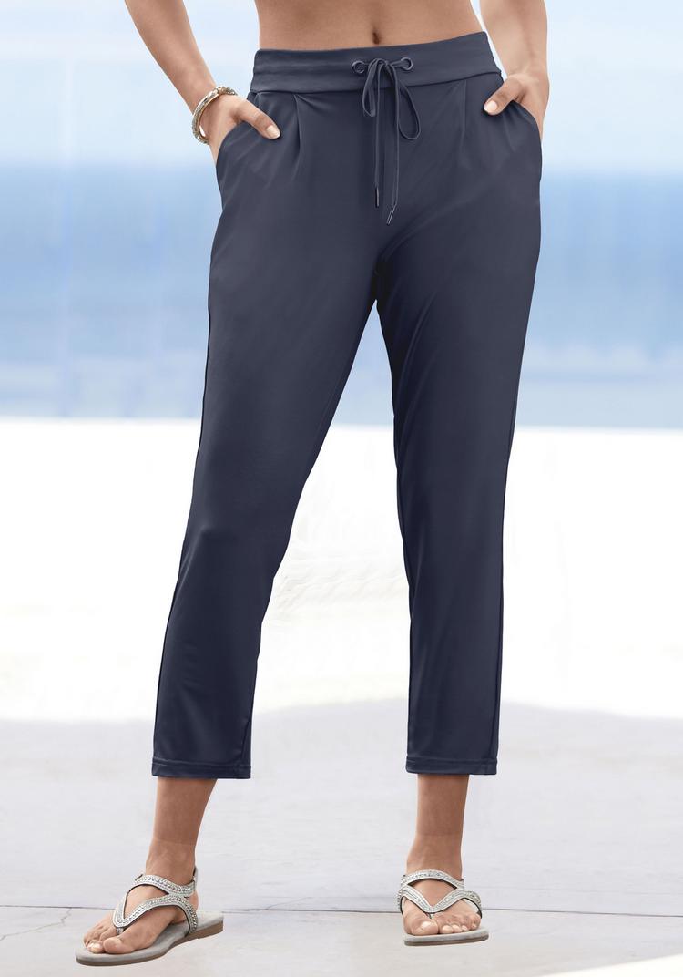 Lascana Lascana Schlupfhose Stoffhose Damen - dunkelblau - 1 | SportScheck