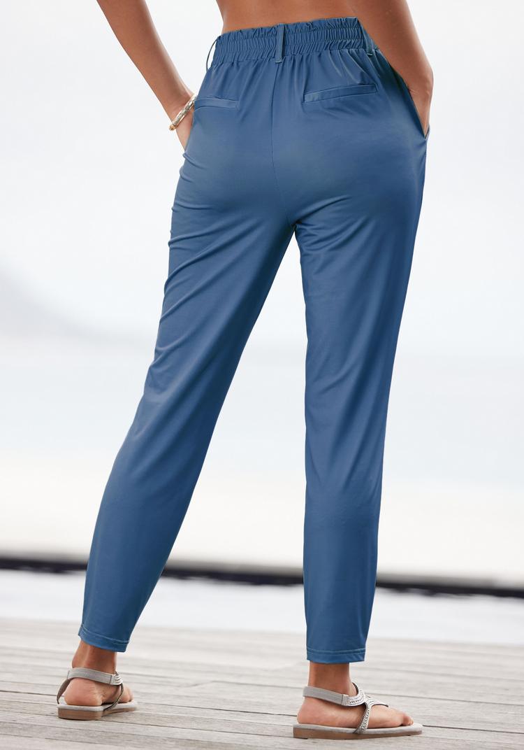 Lascana Lascana Schlupfhose Stoffhose Damen - dunkelblau - 2 | SportScheck