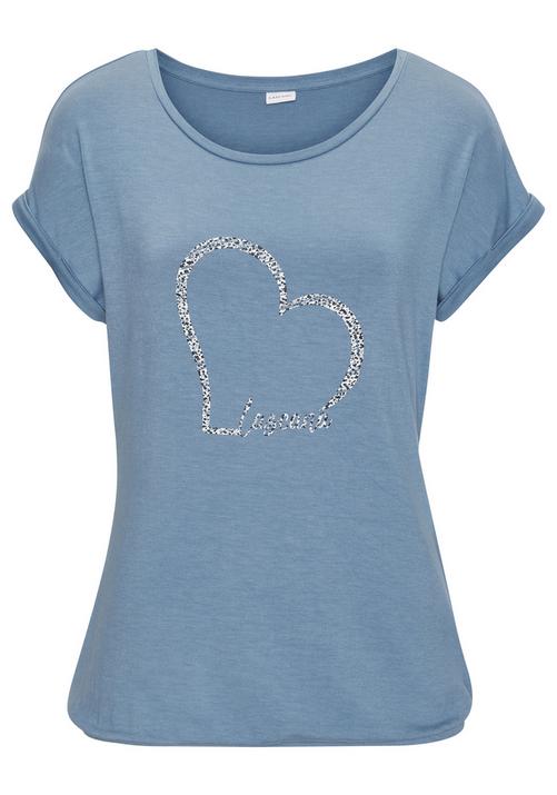 Lascana Kurzarmshirt T-Shirt Damen