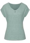 Lascana Kurzarmshirt T-Shirt Damen - mint