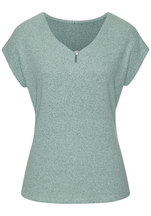 Lascana Kurzarmshirt T-Shirt Damen