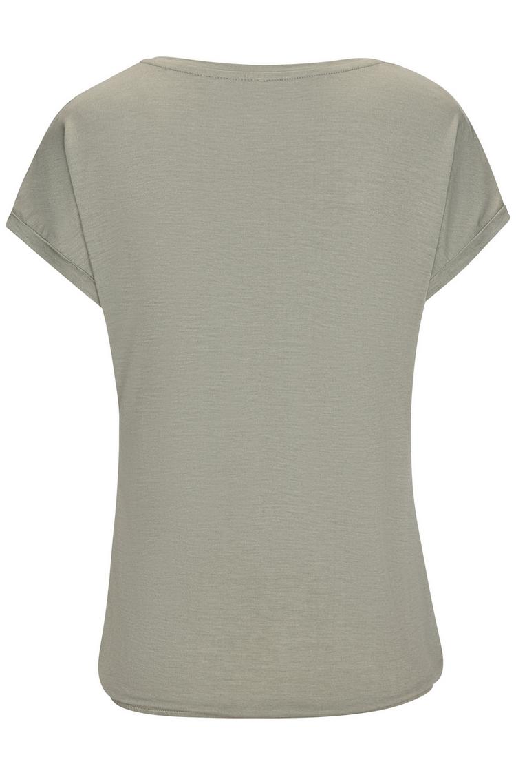 Lascana Lascana Kurzarmshirt T-Shirt Damen - khaki - 0 | SportScheck