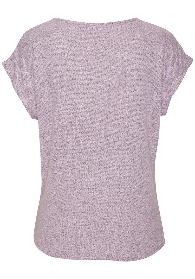 Lascana Lascana Kurzarmshirt T-Shirt Damen - flieder - 0 | SportScheck