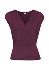 Lascana Shirttop Funktionsshirt Damen - aubergine - burgunder