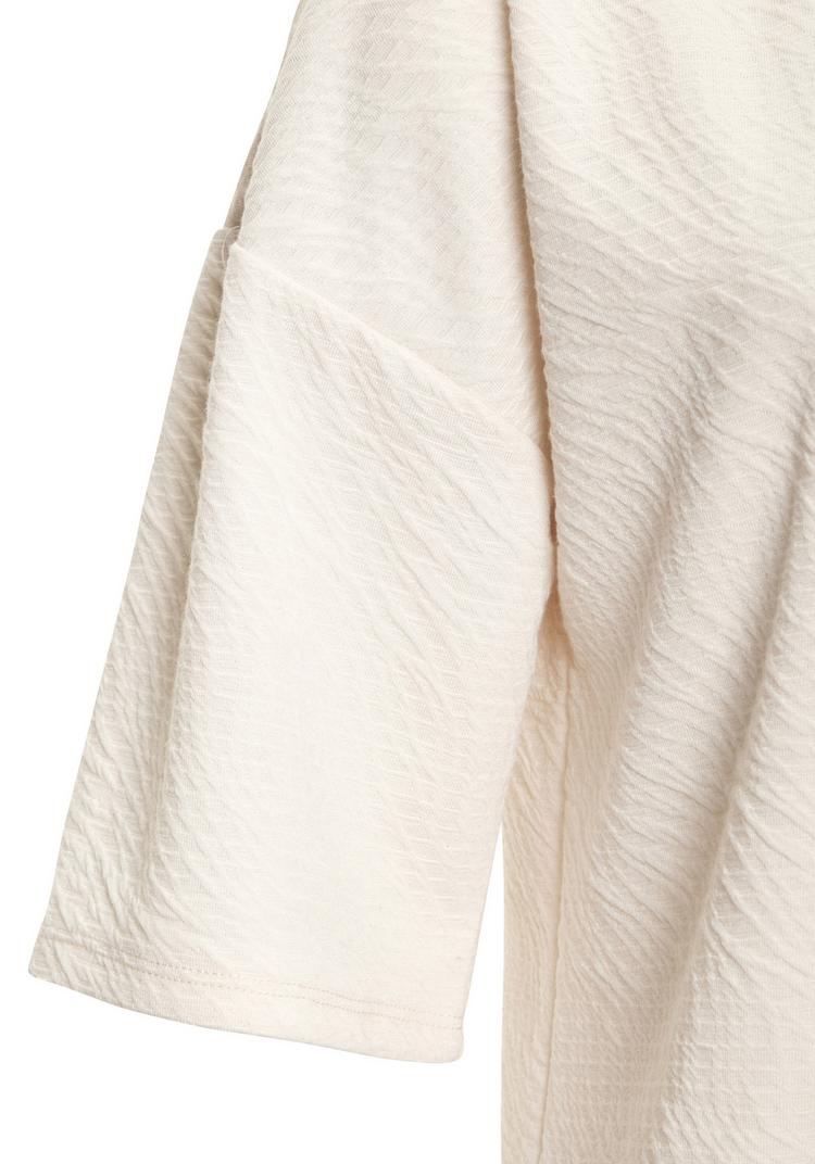 VENICE BEACH VENICE BEACH Rundhalsshirt T-Shirt Damen - creme - 1 | SportScheck