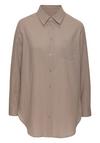 Vivance by Lascana Hemdbluse Kurzarmbluse Damen - taupe