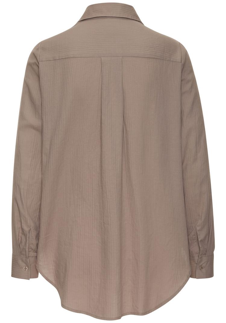 Vivance by Lascana Vivance by Lascana Hemdbluse Kurzarmbluse Damen - taupe - 0 | SportScheck