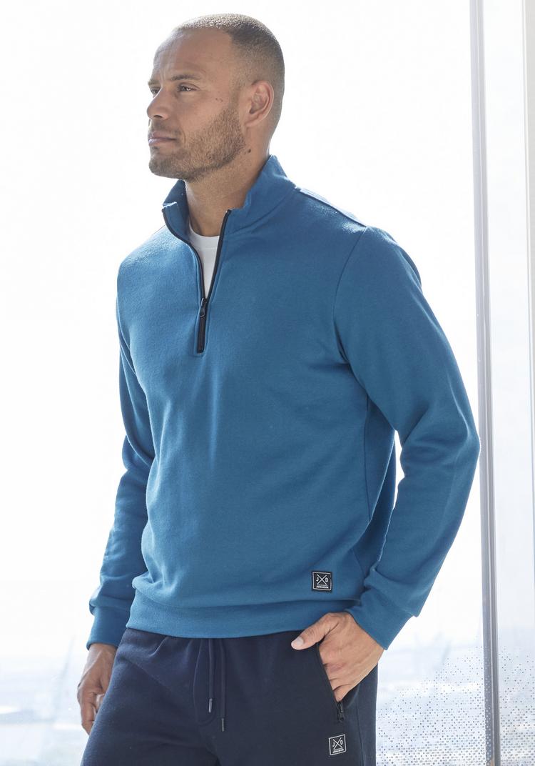 John Devin John Devin Sweatshirt Sweatshirt Herren - petrol - 1 | SportScheck