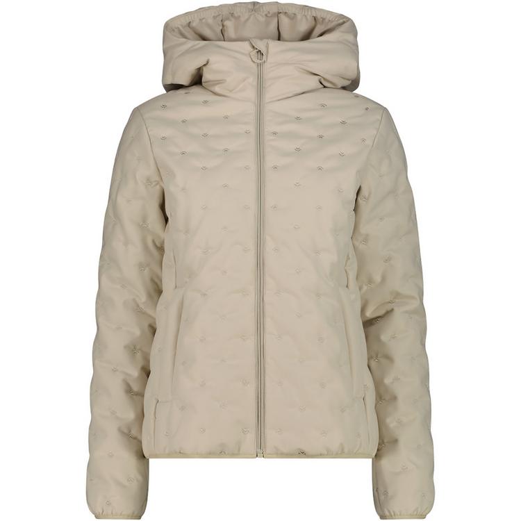 CMP CMP WOMAN JACKET FIX HOOD Outdoorjacke Damen - Khaki1616 - 0 | SportScheck