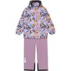 COLORKIDS AOP Skijacke Kinder - Rose