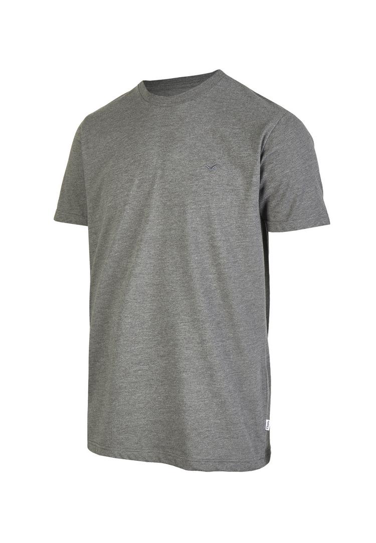 Cleptomanicx Cleptomanicx Basic T-Shirt Herren - Heather Forged Iron - 0 | SportScheck