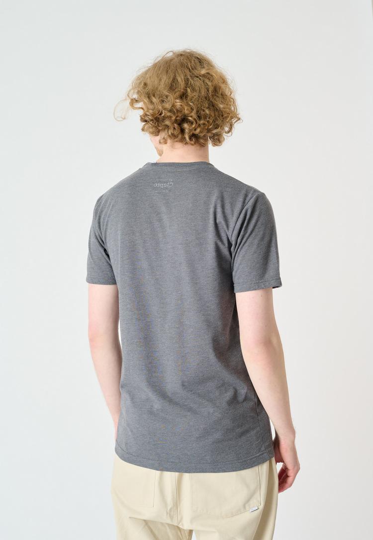 Cleptomanicx Cleptomanicx Basic T-Shirt Herren - Heather Forged Iron - 2 | SportScheck