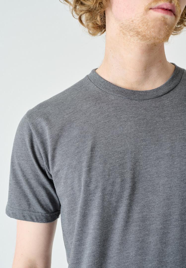 Cleptomanicx Cleptomanicx Basic T-Shirt Herren - Heather Forged Iron - 2 | SportScheck