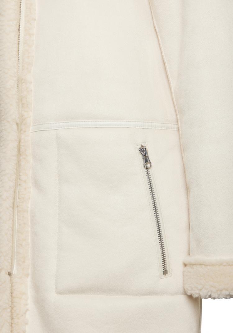 FRENCH CONNECTION FRENCH CONNECTION Lederimitatjacke Kunstlederjacke Damen - creme - 0 | SportScheck