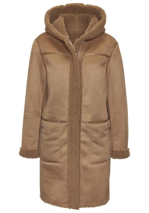 FRENCH CONNECTION Lederimitatjacke Kunstlederjacke Damen